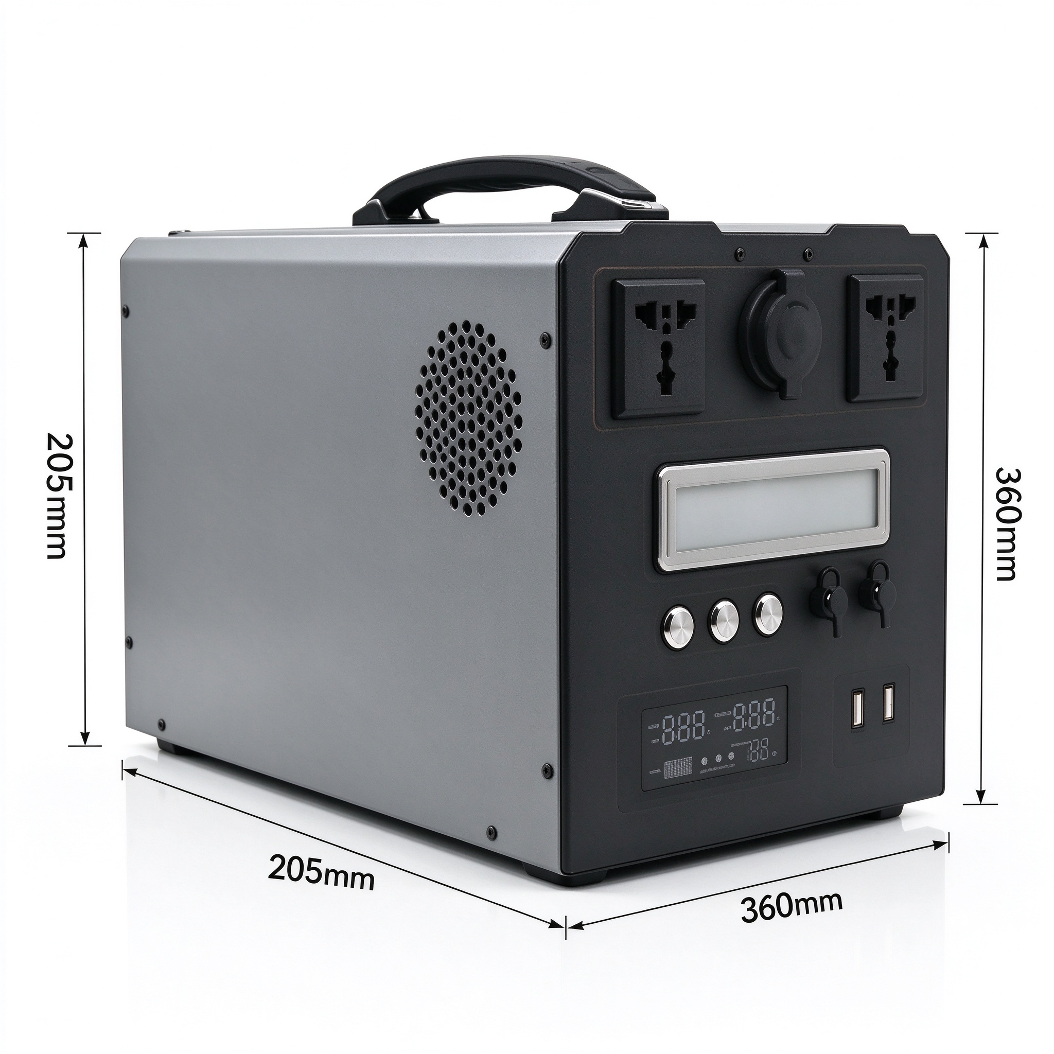 12.8V 100Ah Portable Power Station | 1500W Pure Sine Wave - TENGXIN ESS