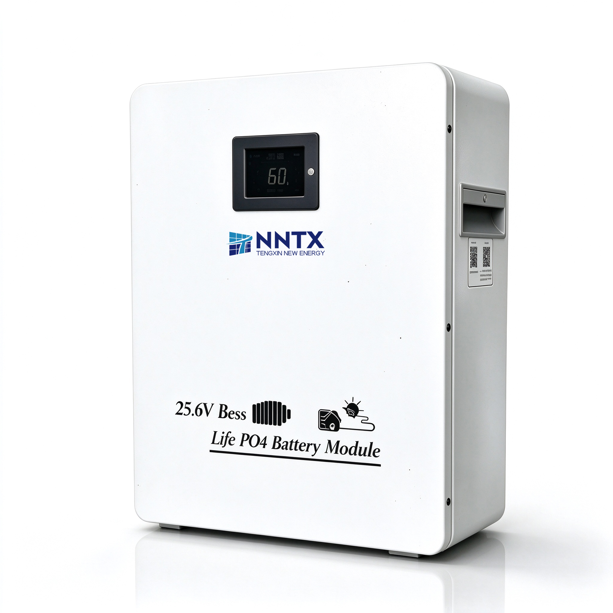 25.6V 2.5kWh Wall-Mounted Battery